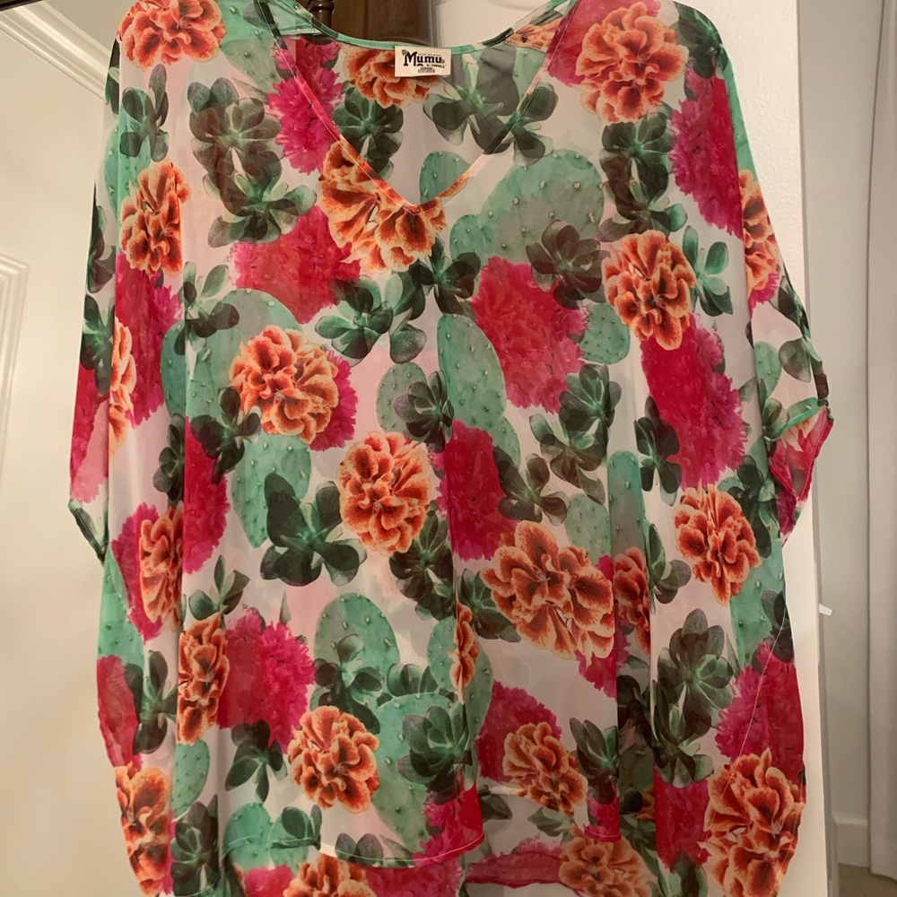 Show Me Your Mumu floral tunic size XS